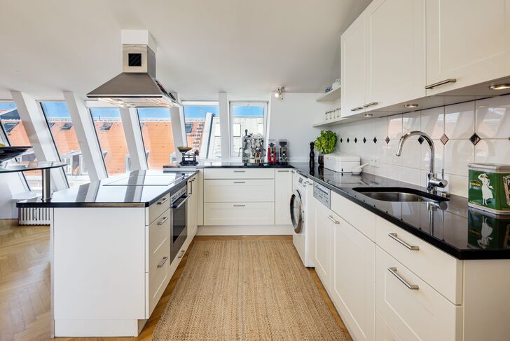 Open-concept kitchen
