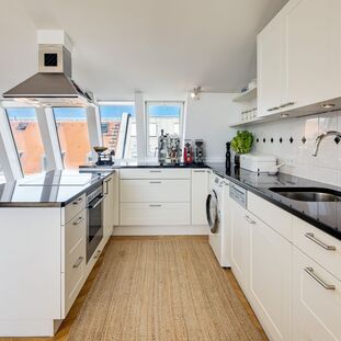 Open-concept kitchen