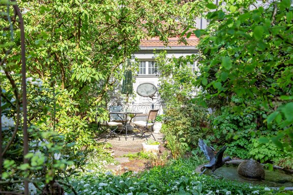 A magnificent, mature private garden