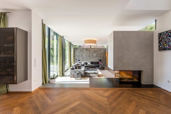Modern addition built in 2012