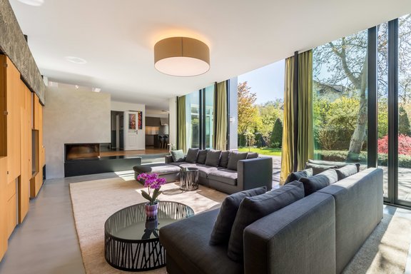 A bright and airy living space