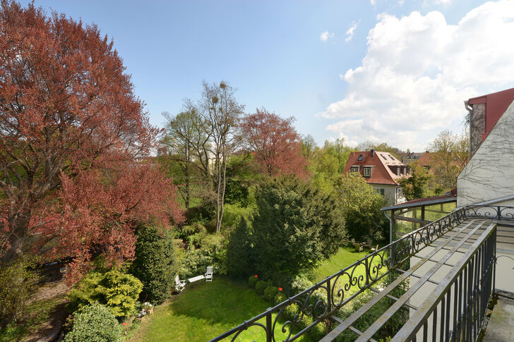 Ausblick ins Grüne