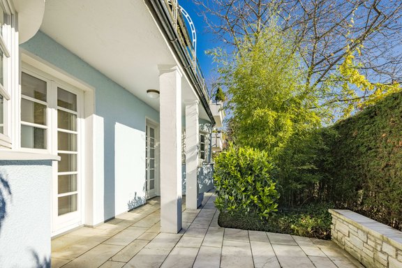 Terrasse in Südausrichtung