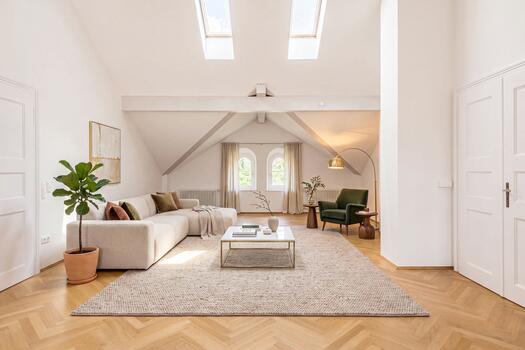 Attic Studio (virtually furnished)