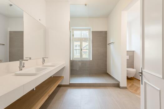 A total of two bathrooms