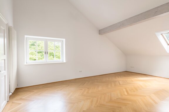 Arbeitszimmer im Dachgeschoss