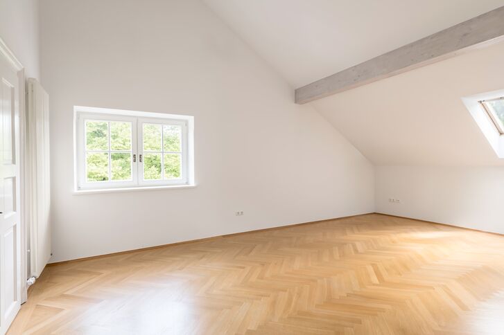 Arbeitszimmer im Dachgeschoss