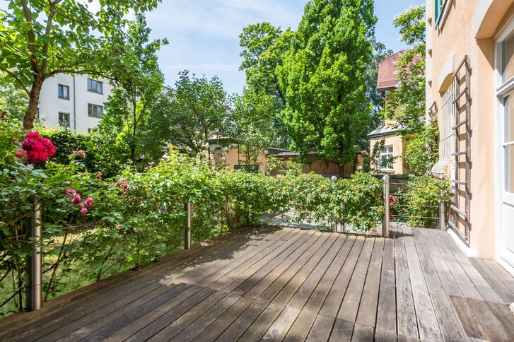Sonnige Südterrasse