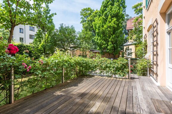 Sonnige Südterrasse