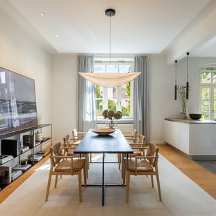 A Light-Filled Dining Area