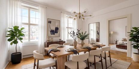 Historic Charm: Stylish Apartment in an Old Building with a Flexible Floor Plan