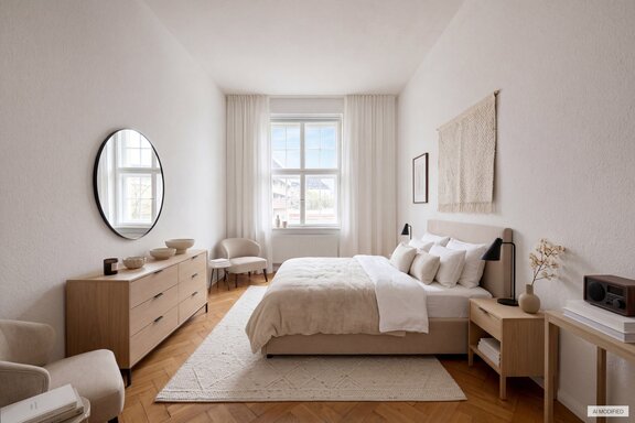 Visualisiertes Schlafzimmer