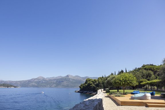 Ausblick auf die Inselwelt vor Dubrovnik