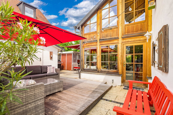 Wintergarten mit Terrasse