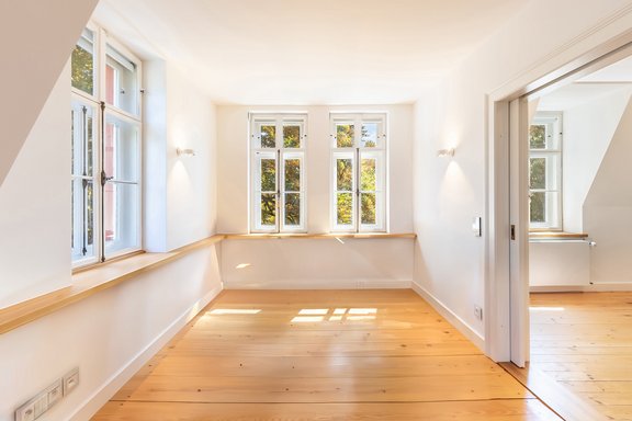Optimal geschnittenes Schlafzimmer