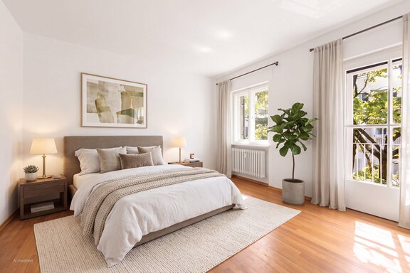 Five possible bedrooms (virtually furnished)