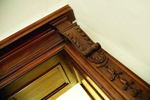 Original detail of a door frame