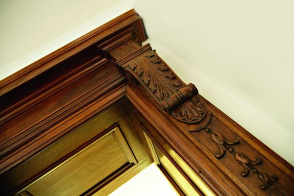 Originaldetail eines Türstocks