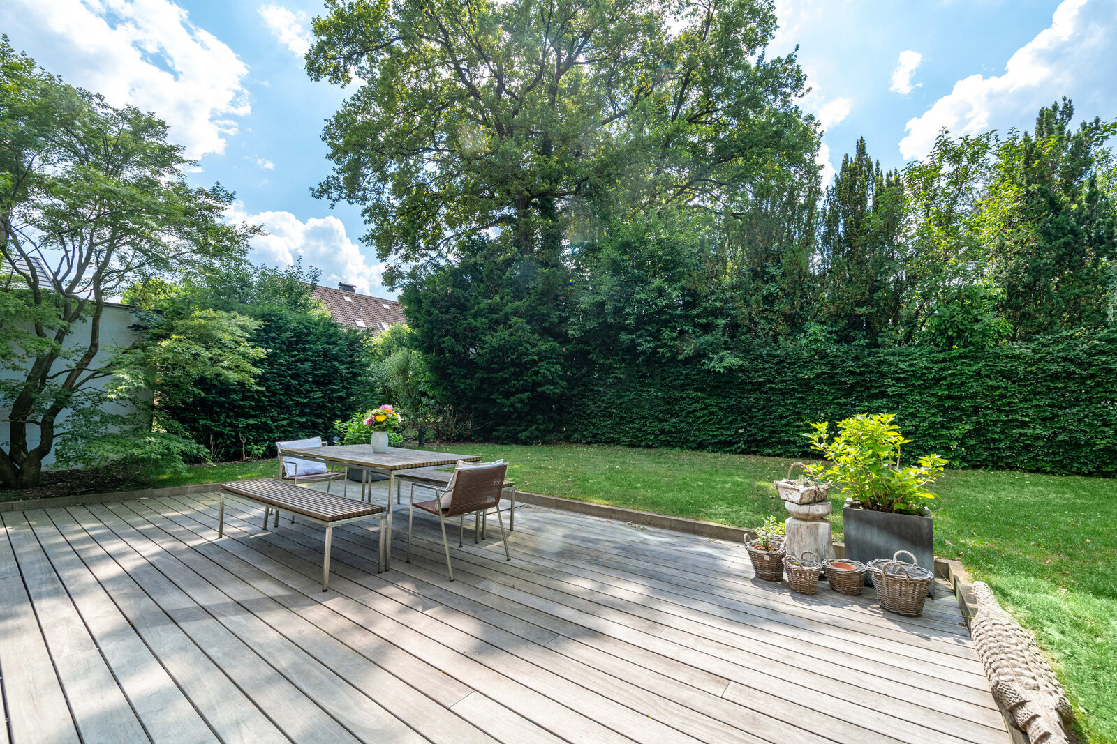 Uneinsehbarer Süd-West-Garten