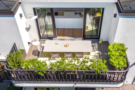 Westterrasse mit ca. 22m²