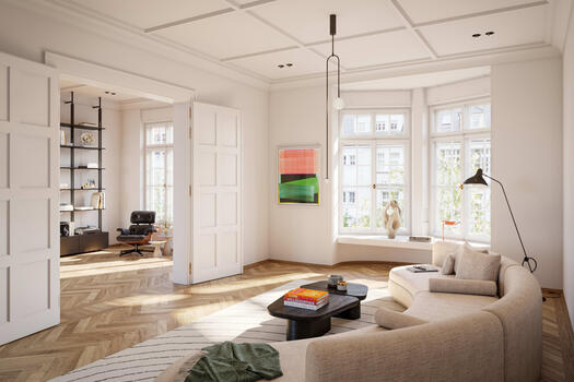 Eindrucksvoller Salon (Visu)