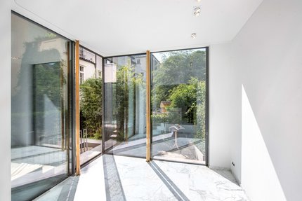 Moderner Wintergartenanbau