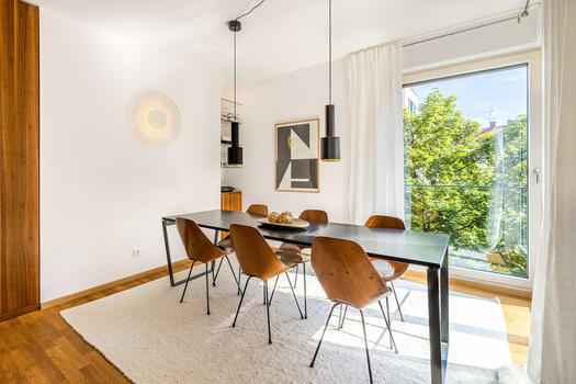 Dining area with a dream view