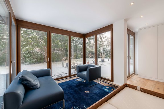 Loungebereich im Schlafzimmer