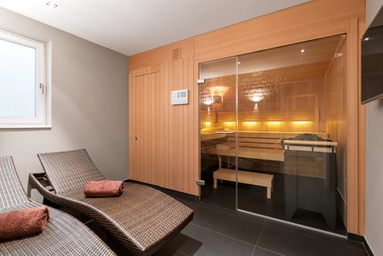 Sauna mit Ruhemöglichkeit