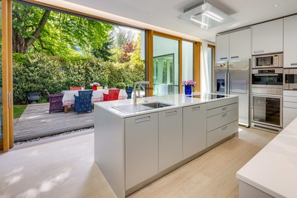 Wohnküche mit Terrasse