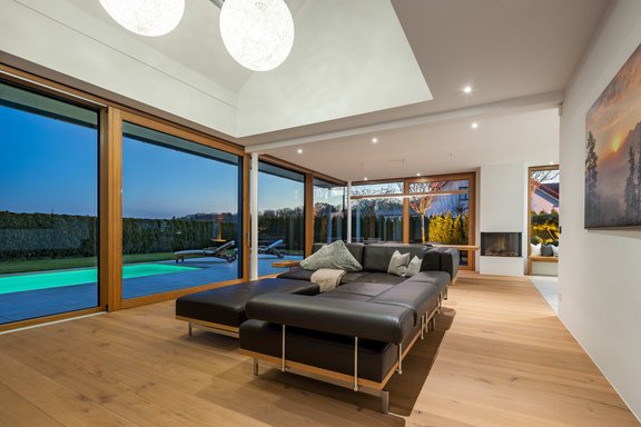 Fließender Übergang - von innen nach aussen