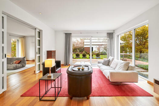 Two spacious living rooms