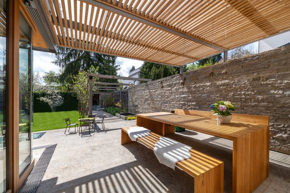 Überdachter Freisitz