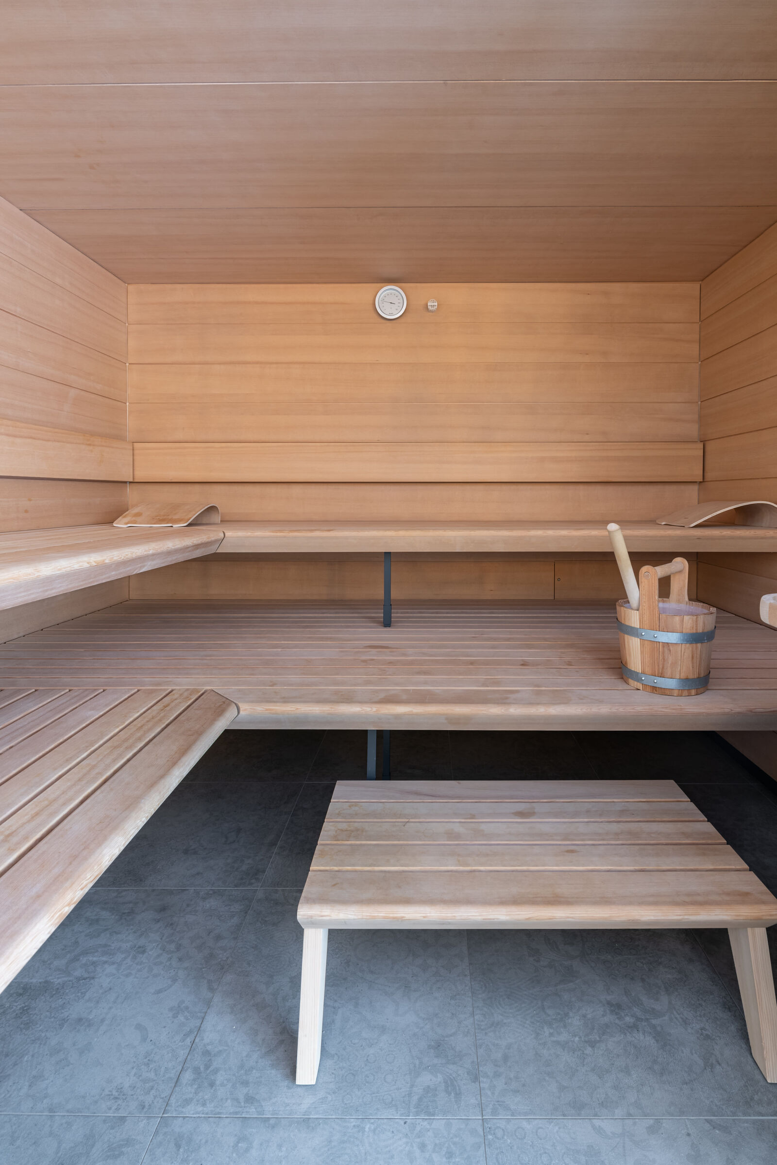 Sauna im Untergeschoss