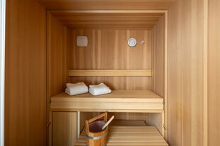 Sauna im Untergeschoss