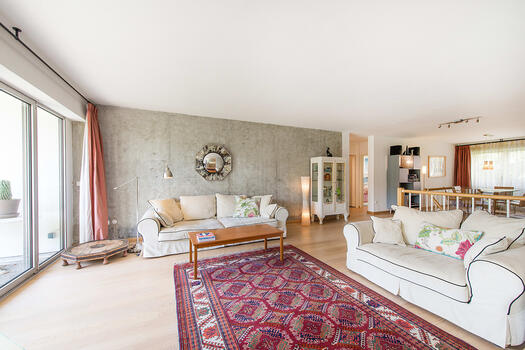 Living and dining area