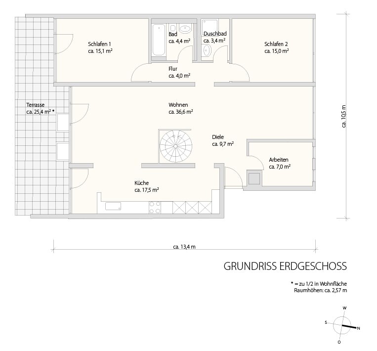 Grundriss Erdgeschoss