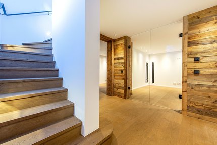 Hallway in the basement