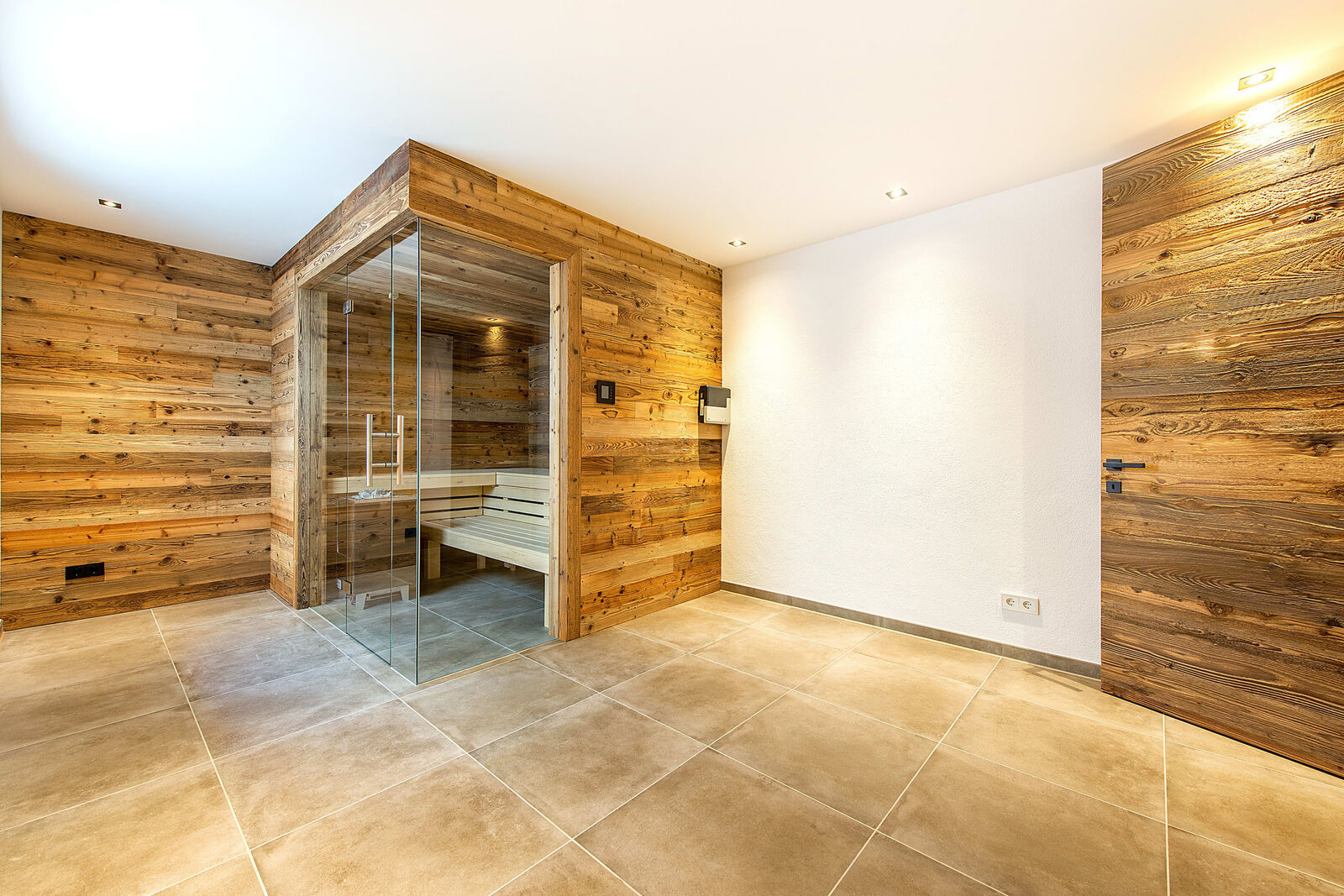 Sauna im Untergeschoss