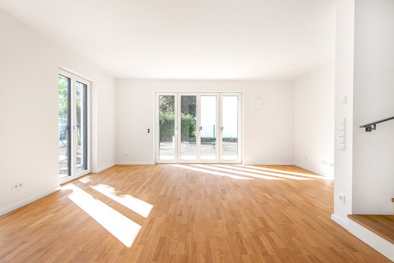 Living area with access to the terrace