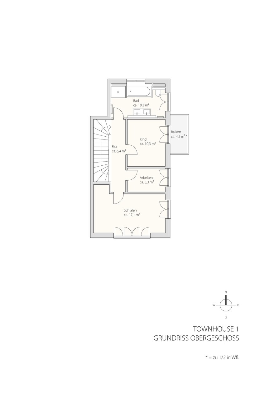 Grundriss Obergeschoss