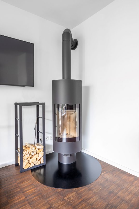 Schwedenofen im Wohnbereich