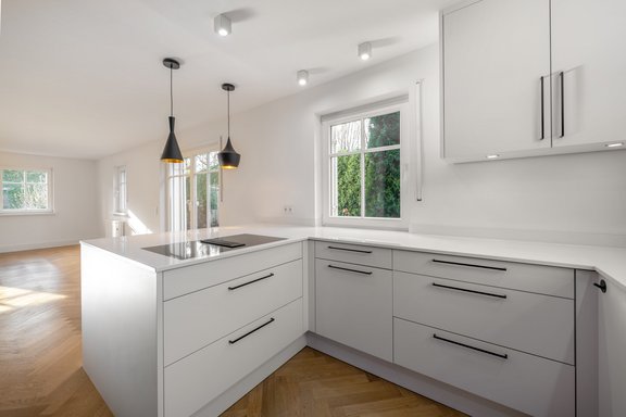 Essbereich und offene Küche