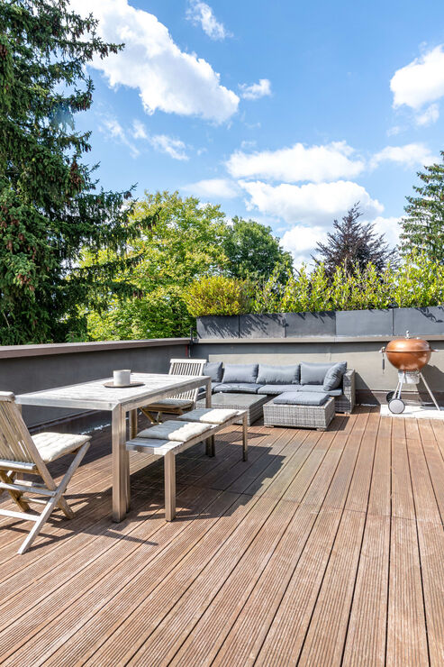 Großzügige Dachterrasse