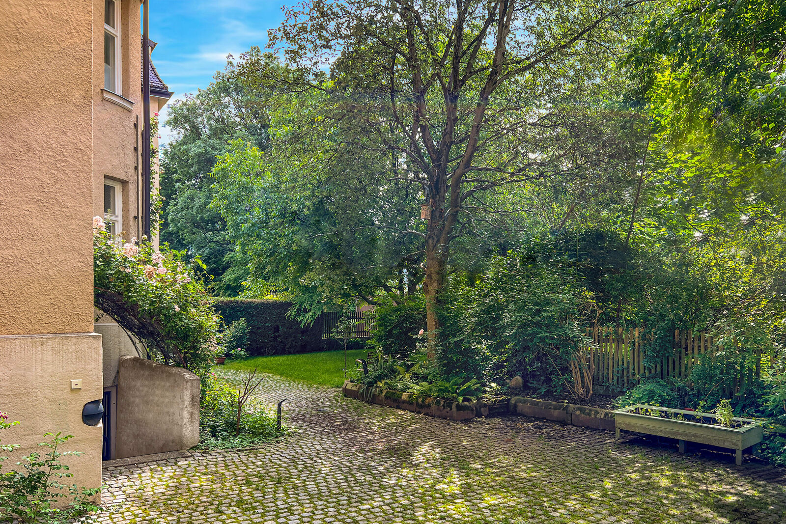 Idyllischer Gemeinschaftsgarten