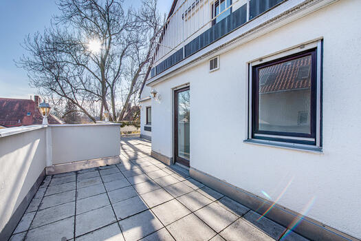 Spacious terrace