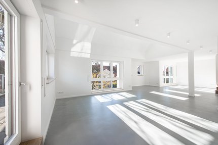 Open plan living area