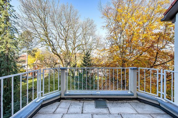 Ausblick vom Schlafzimmer