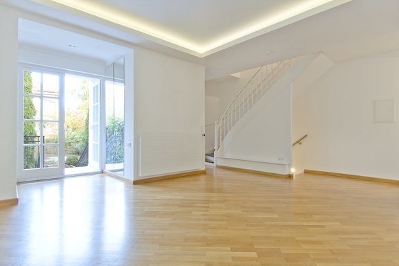 Offen gestaltete Wohnebene