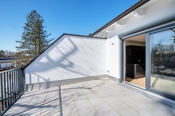 Sonnige Dachterrasse